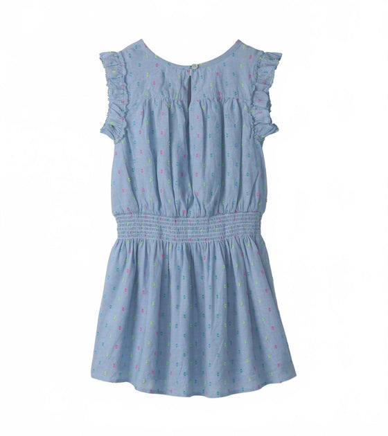 Hatley Mädchen Woven Play Kleid Blau US 12 3