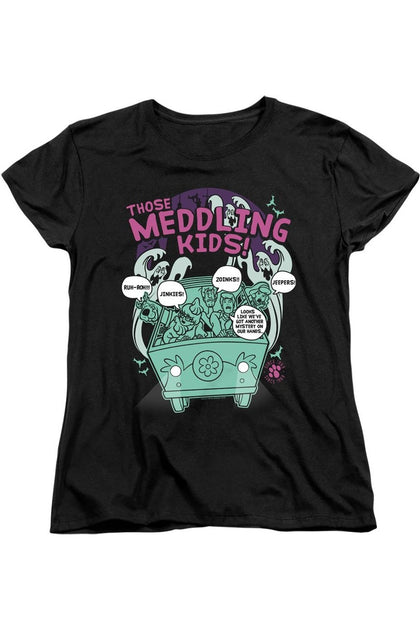 Gildan Scooby Doo Meddling Since 69 T-Shirt Black Medium 2