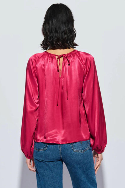 Nation LTD Eveline Raglan Top Pink Small 3