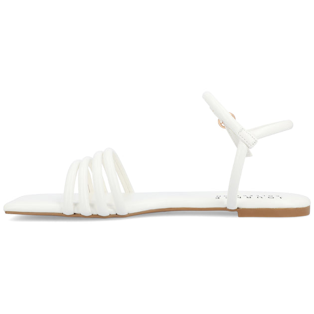 Journee Collection Lyddea Sandal Brown US 7.5 3