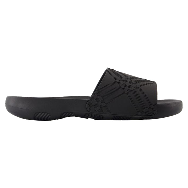 サンダル・ミュール Burberry Lf Dive Sandals - Burberry - Synthetic - Black Burberry Lf Dive Sandals - - Synthetic - Black | ShopSimon