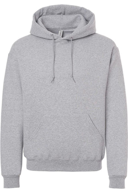 JERZEES Rugged Hooded Sweatshirt Grey Small 2