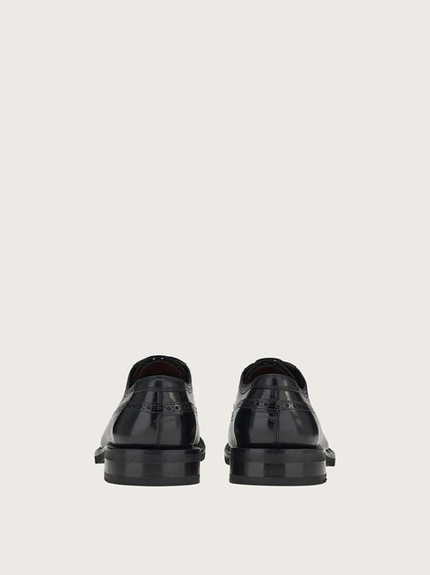 Salvatore Ferragamo Derby Leather Black US 11.5 4