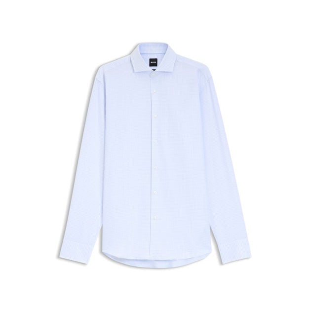 Boss Checked regular-fit shirt blue US 15 2