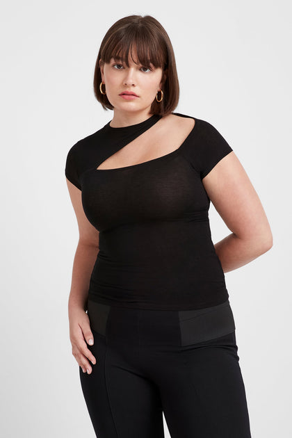 Marcella Gabi Cutout Top Schwarz XXXLarge 4