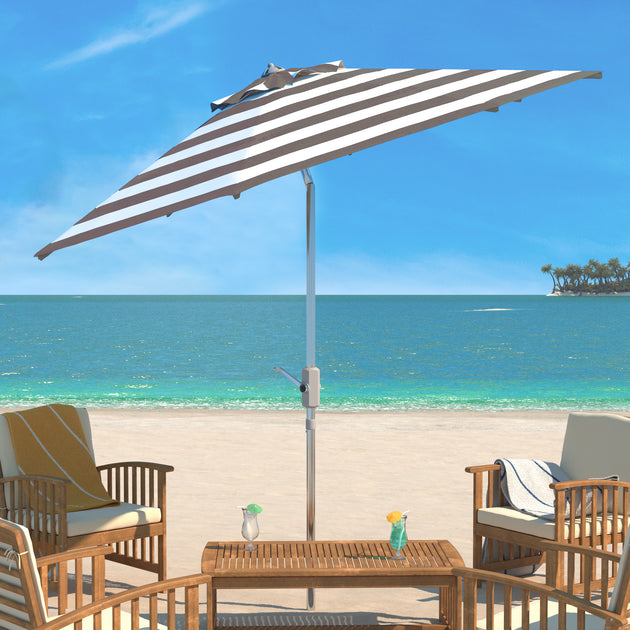 Safavieh Iris Patio Umbrella Blue 2