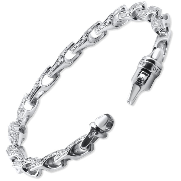 Pompeii3 Link Bracelet Silver 8.5in 4