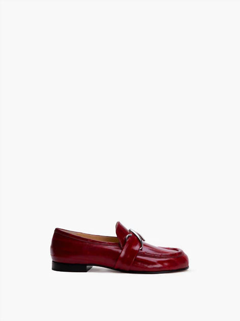 Proenza Schouler Monogram Loafer Red 36 2