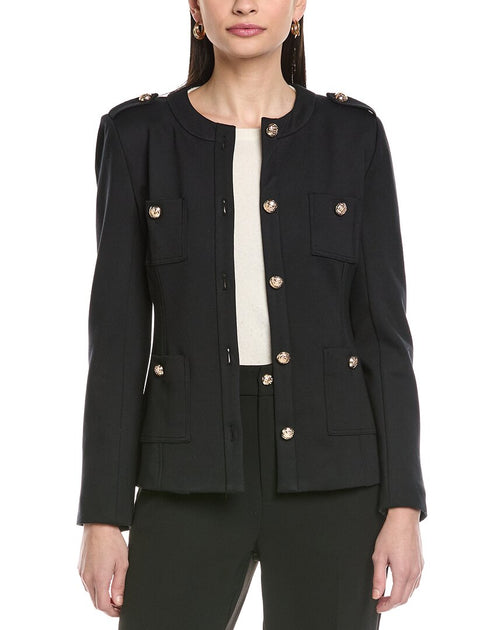 CeCe Cardigan Blazer Black US 2 2