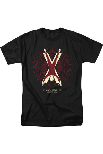 Gildan Game Of Thrones Bolton Burst Sigil T-Shirt Black Medium 2