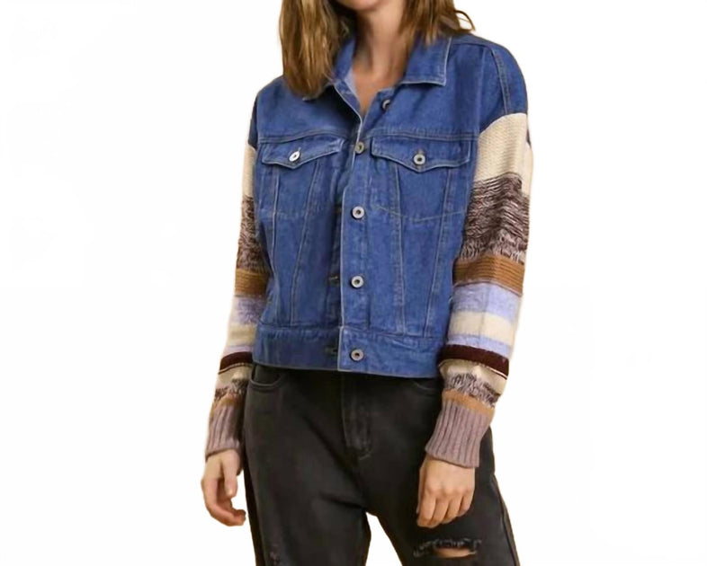 Umgee Denim Jacket Blue Medium 3