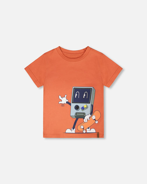 Deux par Deux T-Shirt Orange US 5T 2
