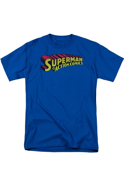 Gildan Superman T-Shirt Blue 5XL 2