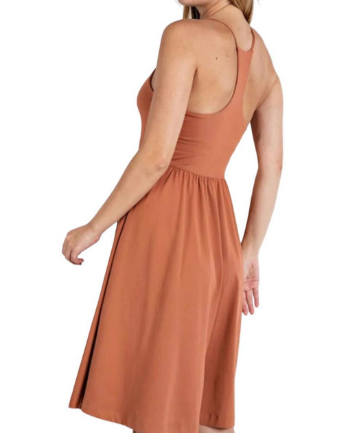 RAE MODE Athleisure Slit Dress Pink Small 3