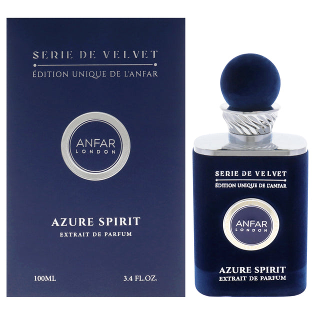 Anfar Serie De Velvet Edition Azure Spirit Men Extrait De Parfum Blue 3.4 oz 6