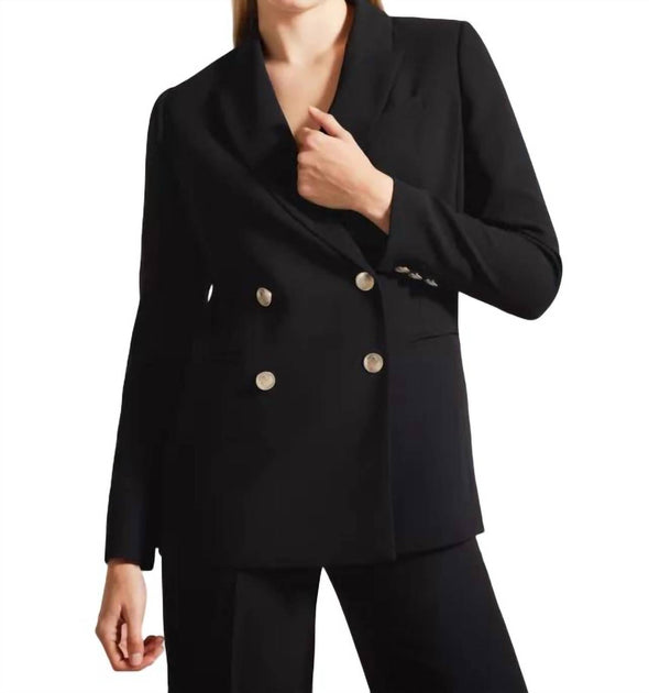 Ted Baker Llayla Double Breasted Jacket Black US 2 2