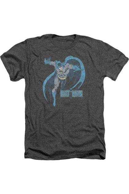 Gildan DC Comics Desaturated Batman T-Shirt Grau Large 2