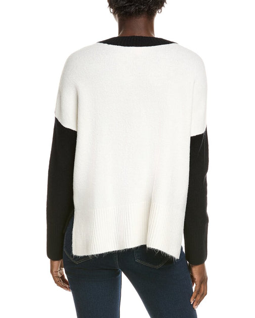 Vince Camuto High-Low Sweater Blue Medium 3