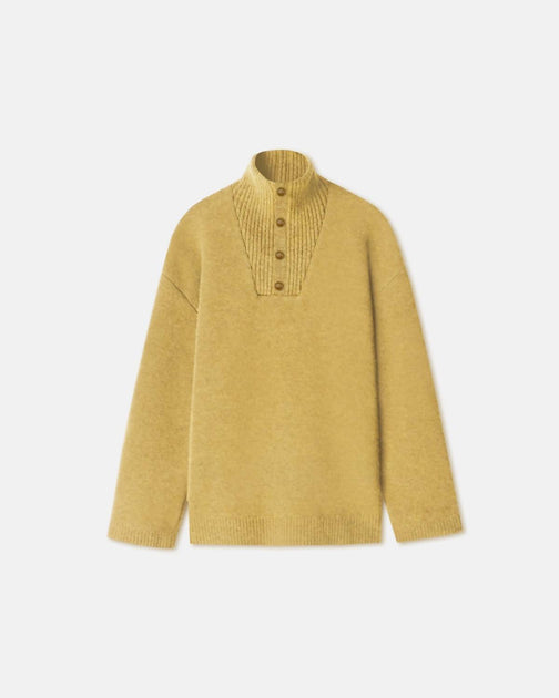 Pull Nanushka Femme Zuma Fluffy jaune Small 2