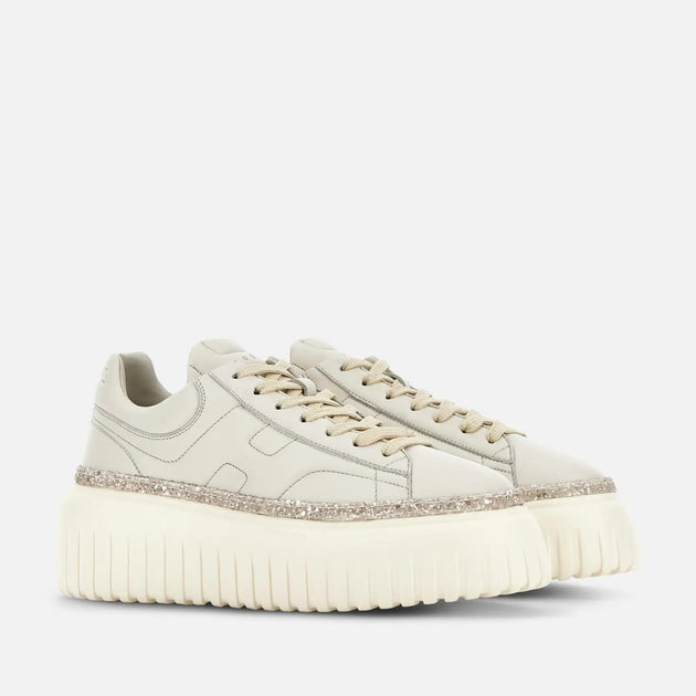 Hogan H712 H-Stripes Allacciato Sneakers White US 9 3