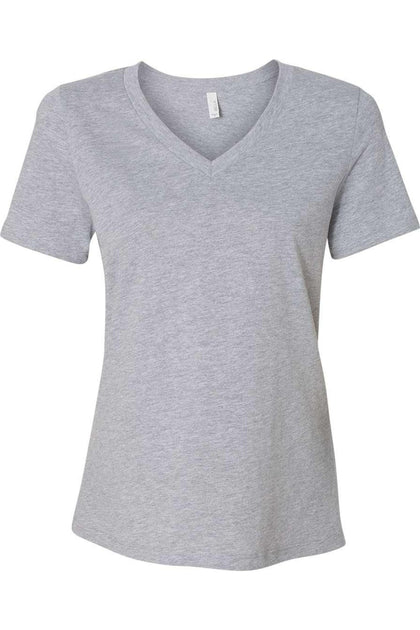 BELLA + CANVAS Relaxed Heather CVC V-Neck Tee Multi XXLarge 2