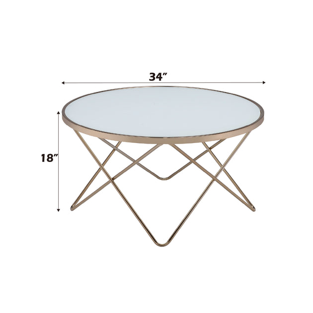 GOODSILO Valora Coffee Table Champagne 4