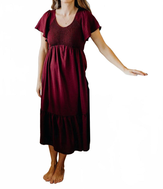 Mikarose Kendall Dress Red Small 2