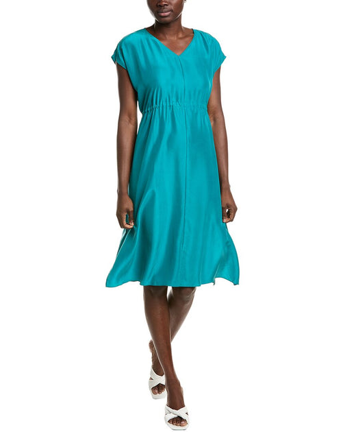 eileen fisher silk midi dress EILEEN FISHER Silk Midi Dress eileen fisher silk midi dress EILEEN FISHER Silk Midi Dress