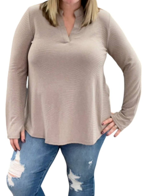 honeyme Gabby Top Beige XLarge 2