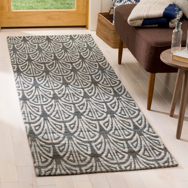 Safavieh Cape Cod handgefertigter Teppich, Schiefer / Elfenbein 3