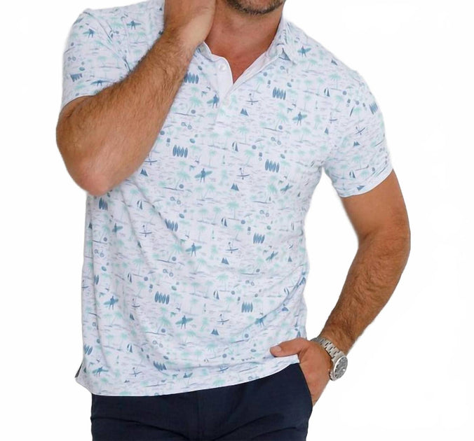 AndersonOrd Beachfront Polo Blue 2X 4