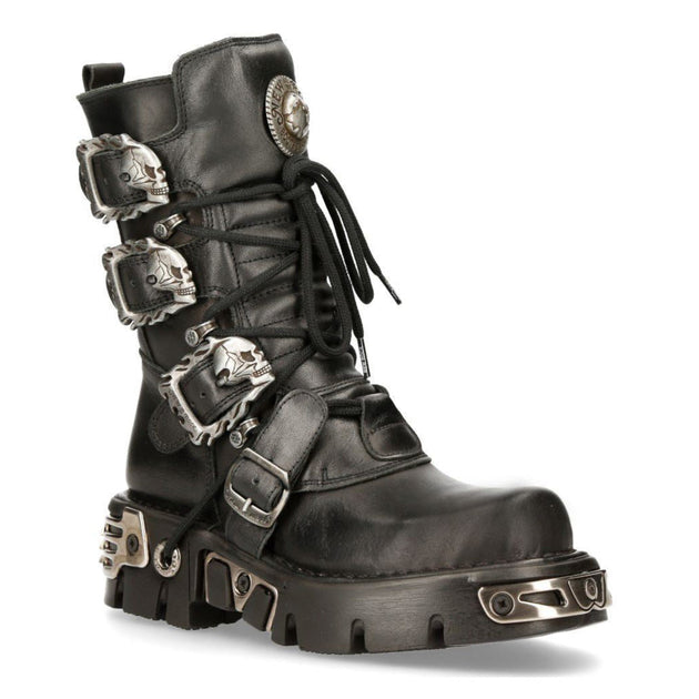 New Rock 391-S1 Gothic Boot Black EU 44 2