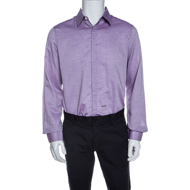 Dsquared2 Chambray Shirt Purple XL 2