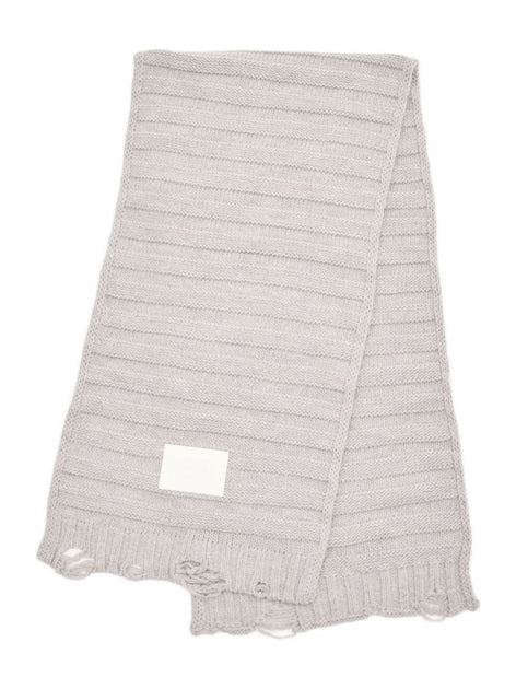 スカーフ Mm6 By Maison Margiela Textured Ribbed Wool Scarf With Mm6 By Maison Margiela Textured Ribbed Wool Scarf With