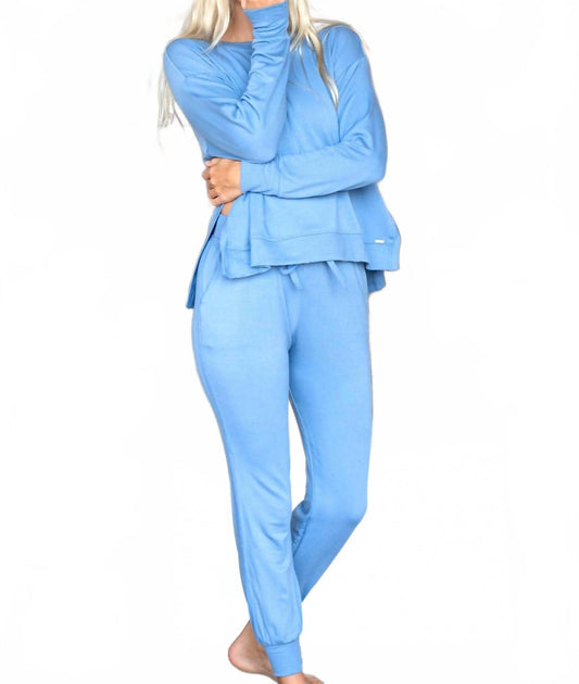 LVHR Sabina Twill Trim Pant Blue XSmall 2