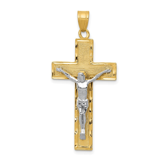 Diamond2Deal Crucifix Pendant Two-tone 5