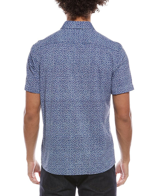 Hugo Boss Roan Printed Shirt Blue XLarge 3