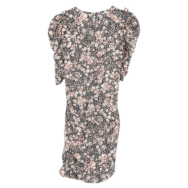 Isabel Marant Brizia Mini Robe Froncée Rose 3