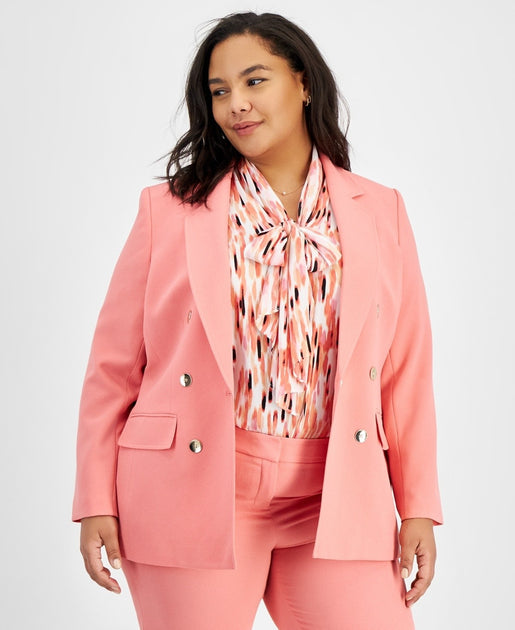 Bar Iii FTS1214 Blazer Jacket Pink XXXLarge 2