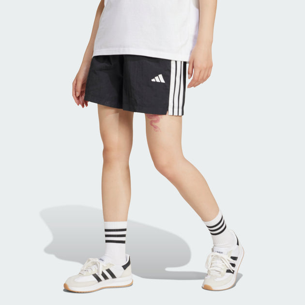 adidas Women's Essentials 3-stripes Lifestyle Woven Shorts