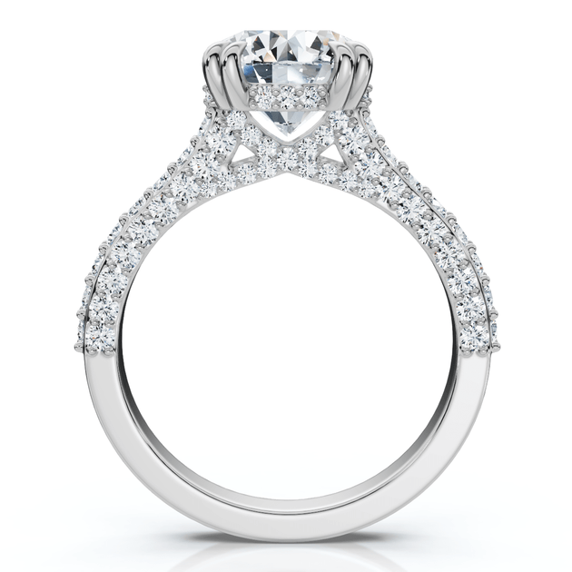 Pompeii3 Diamond Engagement Ring 14k Gold US 7 4