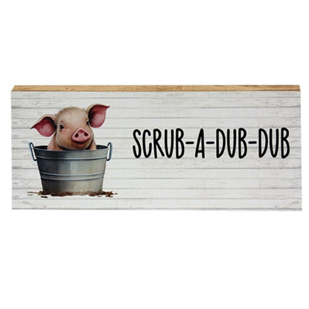Hivvago Scrub-A-Dub-Dub Baby Pig Block 2