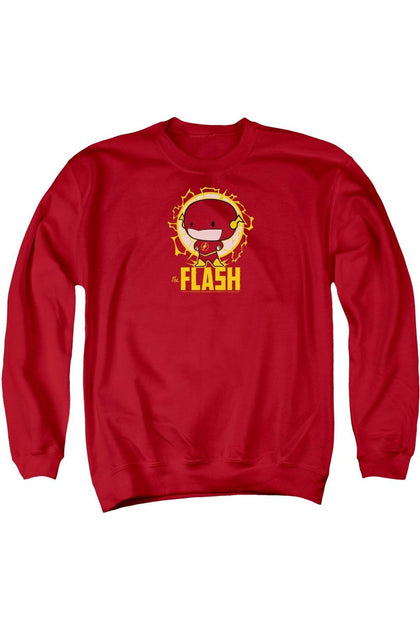 Gildan DC Comics Flash Chibi Crewneck Sweatshirt Rot XXX-Large 2