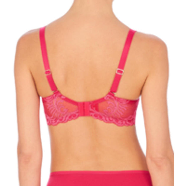 Natori Feathers Contour Underwire Bra Pink 32D 3