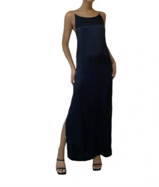 Magali Pascal Glam Maxi Dress Blue XS 2