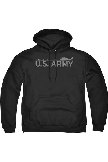 Gildan U.S. ARMY Helicopter Hoodie Black XXL 2