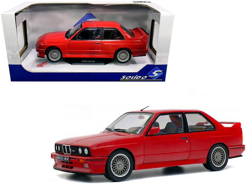 1986 BMW E30 M3 Rot 1/18 Modellauto von Solido 2