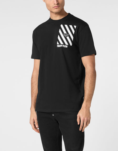 Philipp Plein Lines T-Shirt Blue Medium 4