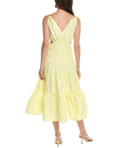 Maje Maxikleid Blau Medium 3