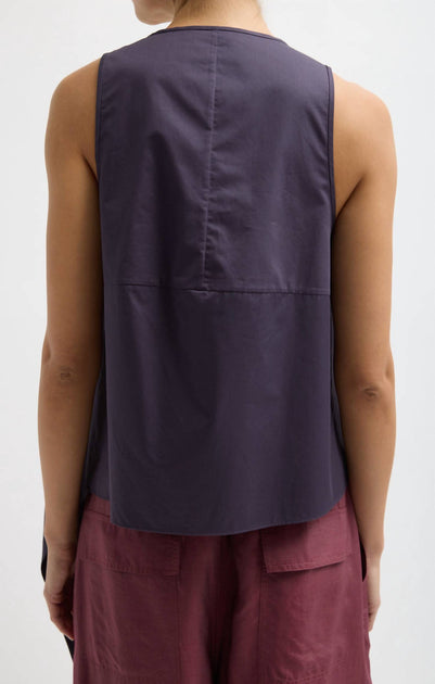 Tibi Tie Front Sleeveless Top Red US 4 3